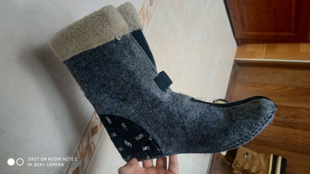 Зимние непромокаемые Ботинки,сапожки Sorel, eur39 (25cm)