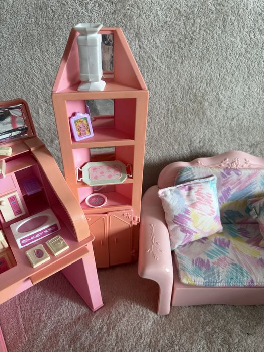 Zestaw salon living prettty Barbie 1983