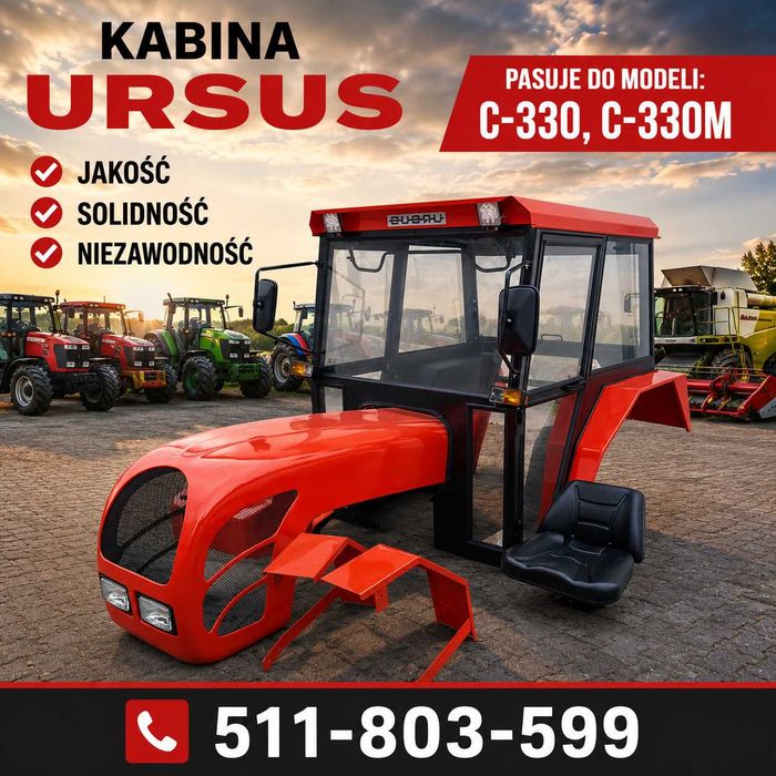 Kabina c360 c330 Mf235 Mf255 MTZ t25 OKAZJA
