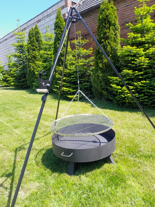 Palenisko ogrodowe okrągłe 70 cm , stalowe, grill ogrodowy, cm stalowe