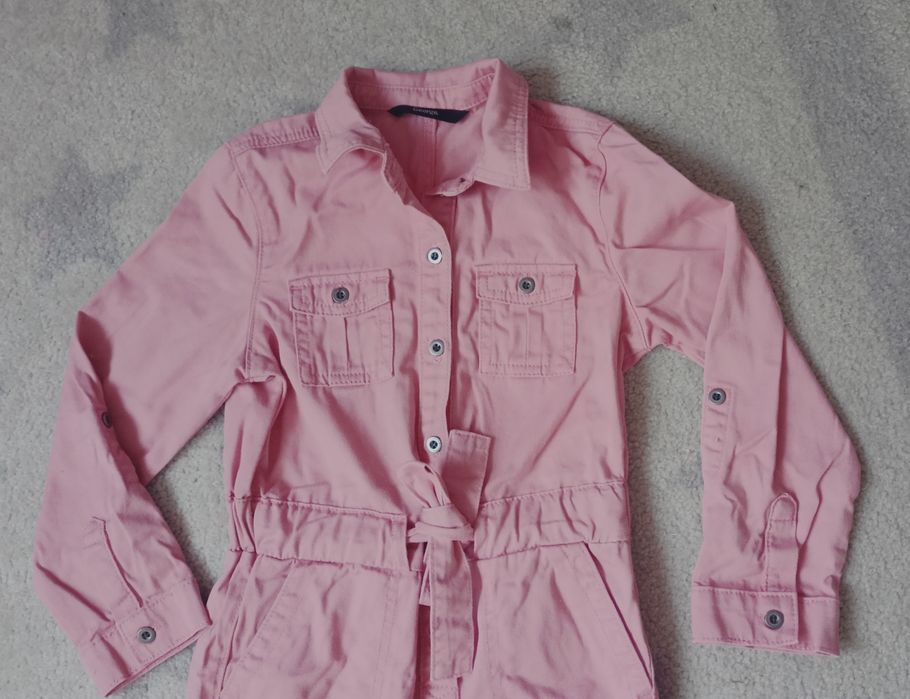 Kombinezon różowy dziewczęcy