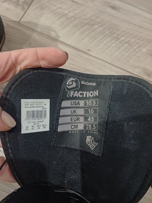 Buty snowboardowe Salomon r.45