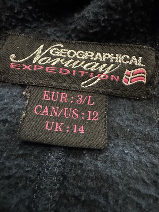Geographical Norway Expedition  bluza polar z kapturem L extra stan