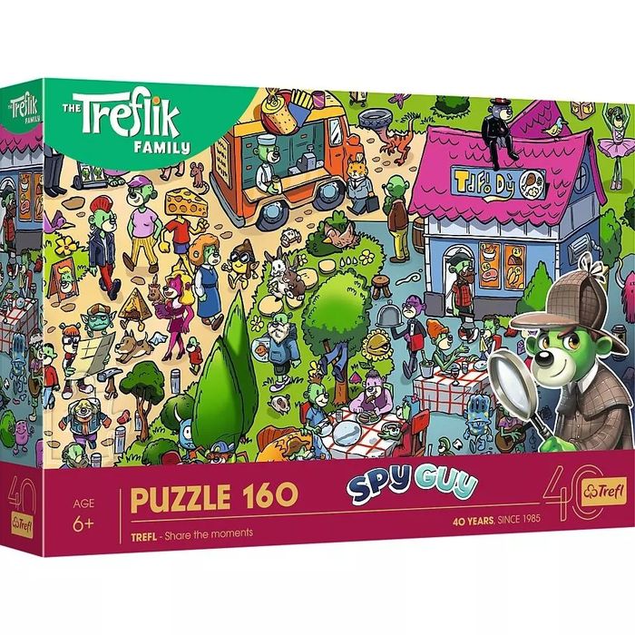 Puzzle 160 Trefliki celebrują TREFL. Trefl. Nowy Produkt