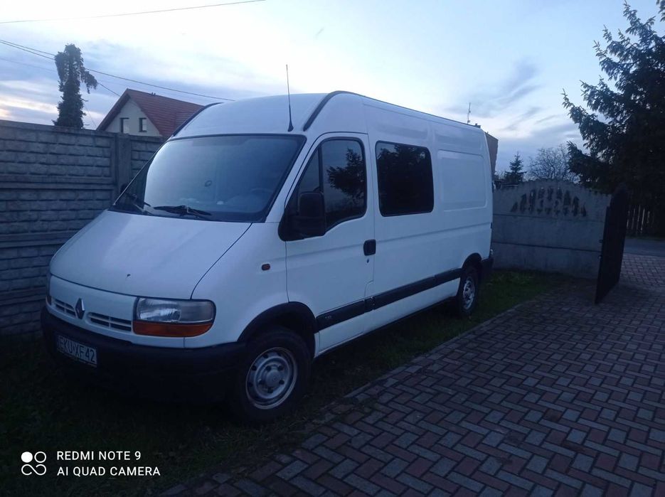 Wynajem Busa Master dostawczak Klima Ład1,4T Hak2T paka3,1m wys1,8m