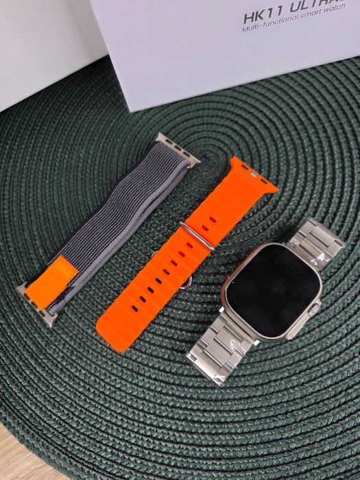 Smartwatch HK Ultra3 – AMOLED 2,12” • 2 paski • NOWY