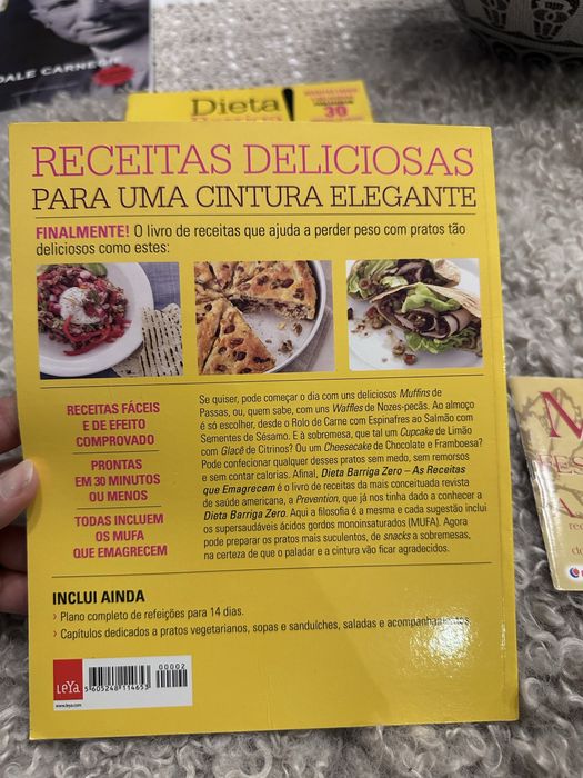 Dieta Barriga Zero 2 livros - as receitas que emagrecem