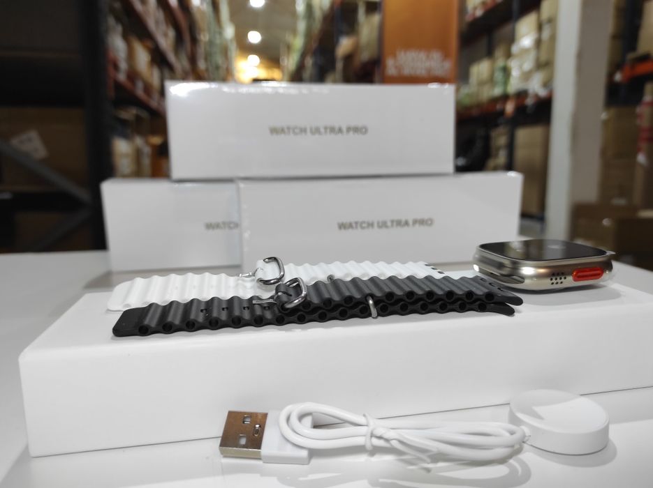 Smartwatch ultra pro com 2 pulseiras (várias cores disponíveis)