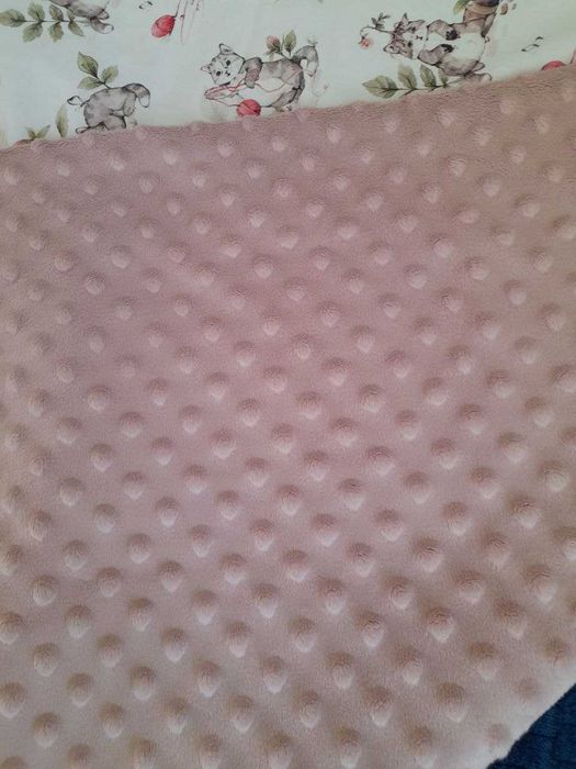 дитячий плед новий 100*75см,бавовна сатин і мінкі(плюш), 450 грн