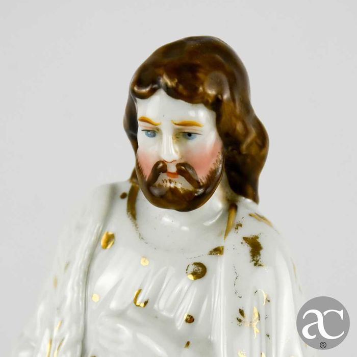 Figura de “Jesus Cristo” em porcelana Vieux Paris, séc. XIX