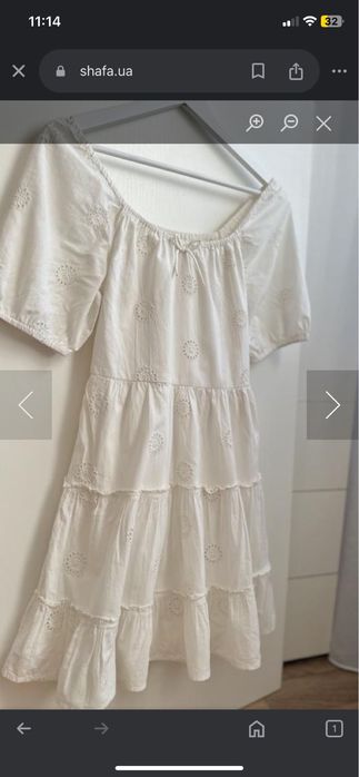 Рубашка юбка сукня  плаття на дівчинку zara 6/7/8/9 років