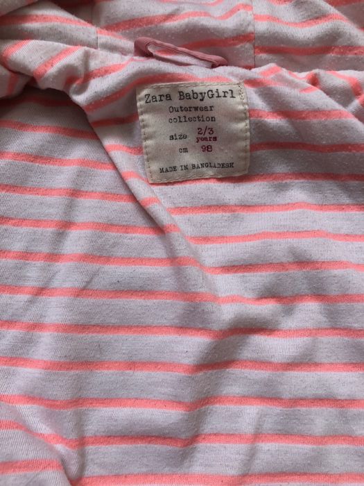 Куртка zara для дівчинки