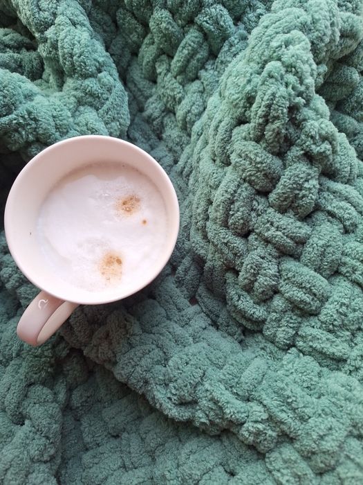 Пледи ручної роботи, alize puffy