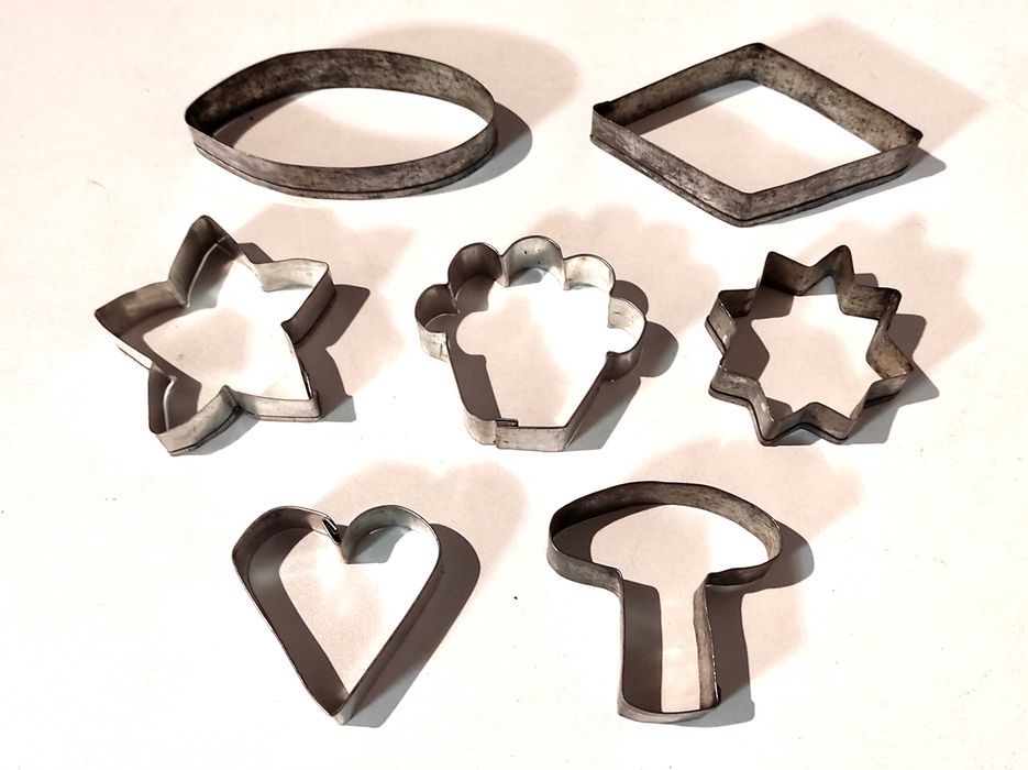 Форми для тістечок(печення) часів СССР,набір 7 штук