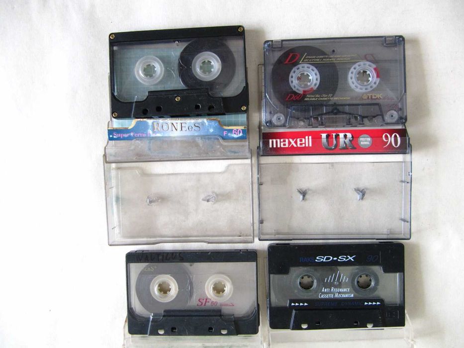 16 імпортних касет 90х років, Sony, TDK, GoldStar, RONeS, RAKS