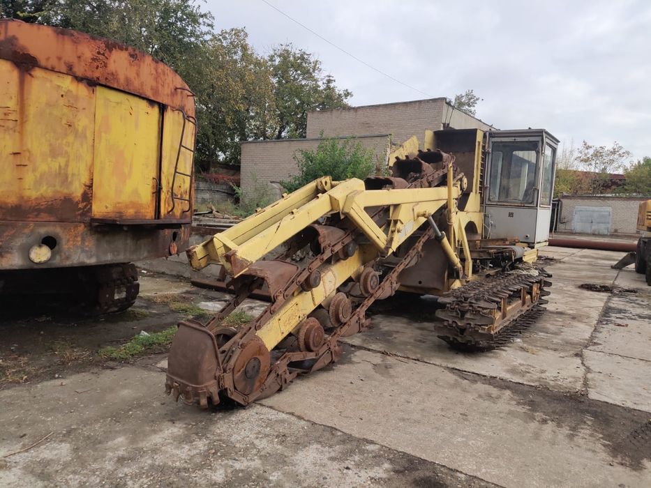 Траншейный гусеничный экскаватор ЭТЦ-202 , траншеєкопач, барова, бара