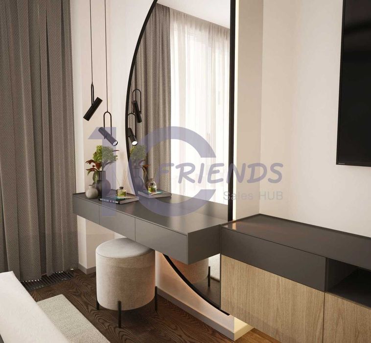 2-к в панорамі з частковим ремонтом ЖК Метрополіс,Теремки,Республіка