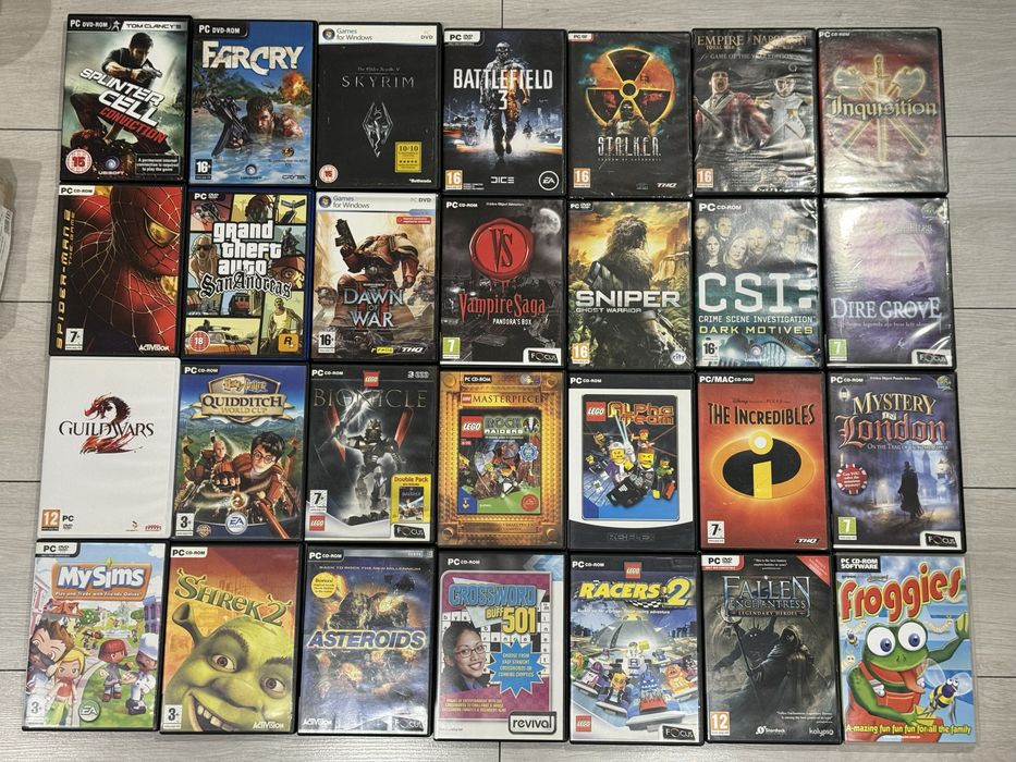 Лицензионные диски с играми на ПК для коллекционеров