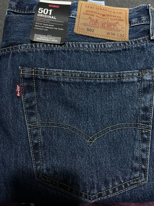 Джинси Levi’s 501.  W36 L32