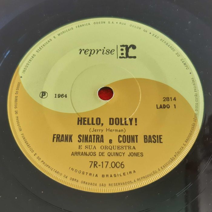 Disco Vinil Single Frank Sinatra e Count Basie - Hello, Dolly! / More