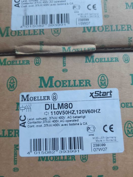 Stycznik mocy    MOELEER  DIL M 80 , M95, M160 , M32-10