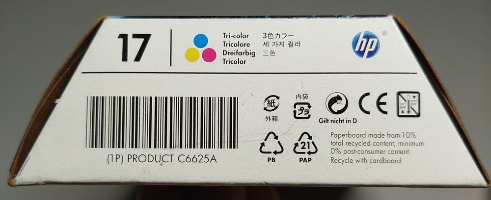 Оригинальный картридж HP 17