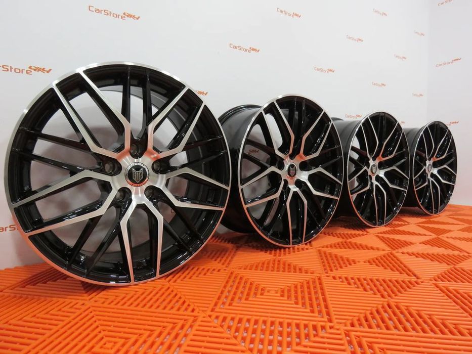 Jantes Fox BMA 19 x 8.5 et 45 5x112 Preto e Maquinado
