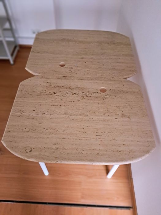Mesa 2 Postos Tampo Mármore