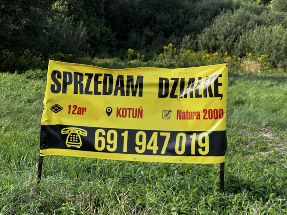 Sprzedam działkę w miejscowości Kotuń ul. Romany
