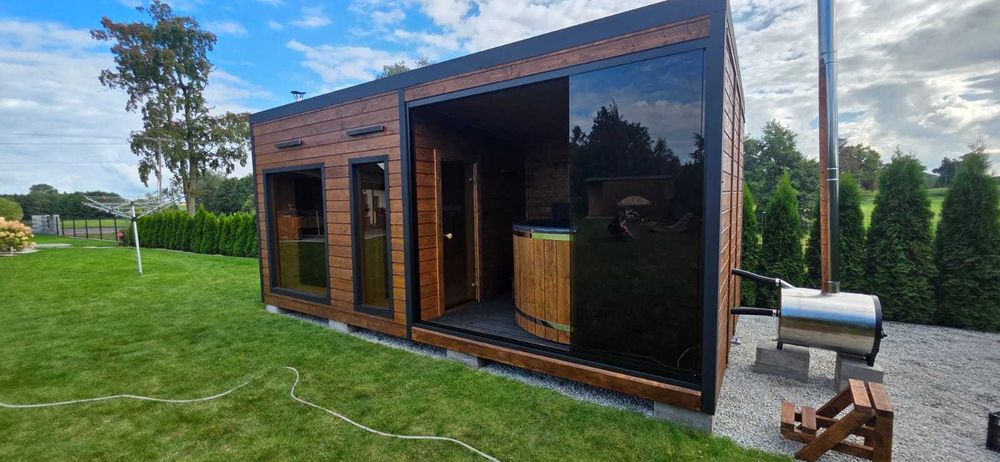 Spa domek ogrodowy sauna Jacuzzi