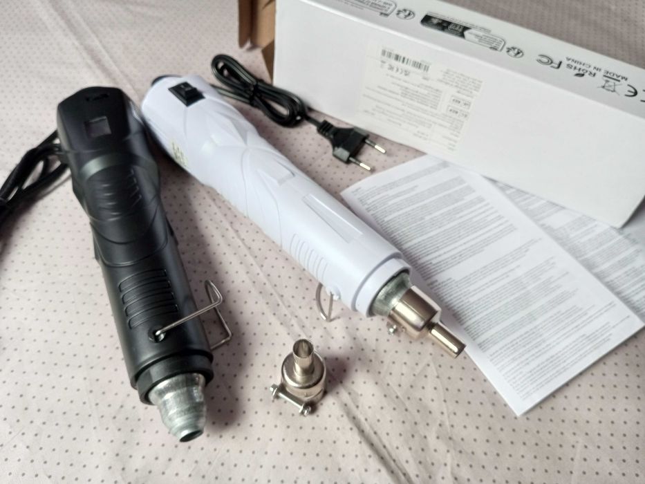 Термо Фен с настройкой горячего воздуха и экраном.До 450 градусов