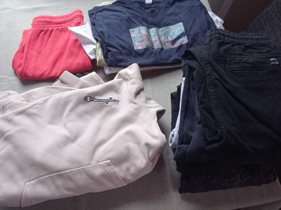 Duża torba ciuchów