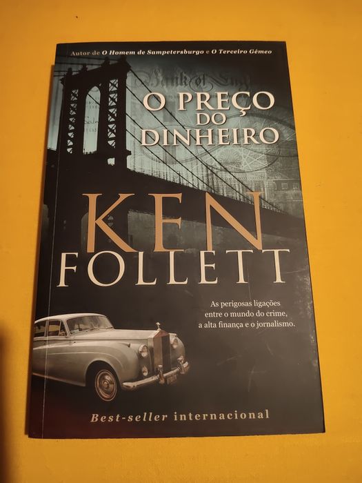 Livro " O preço do dinheiro" de ken Follet