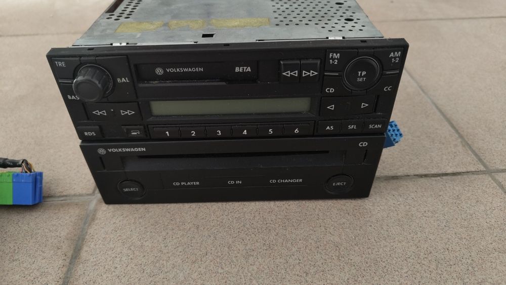 Auto Rádio original Golf IV + Leitor CD