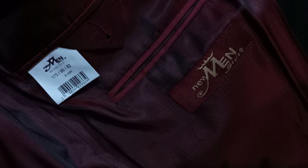 Garnitur męski czarny