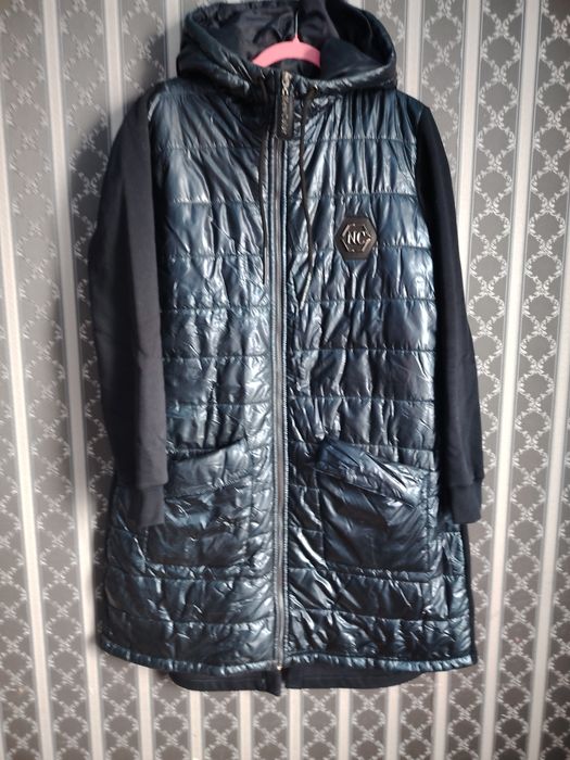 Куртка пальто на флисе спереди плащевка 50рр Турция