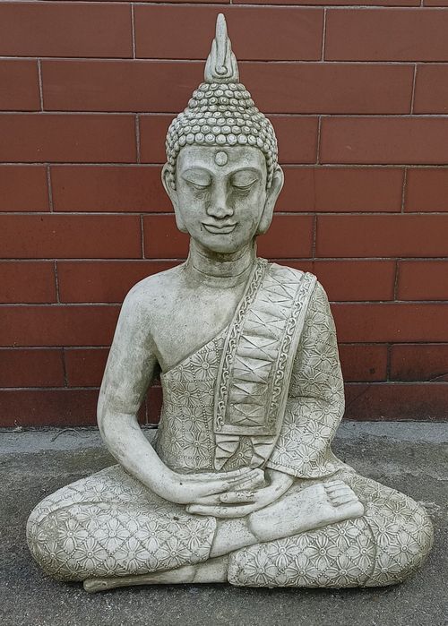 Figura antyczna z betonu Budda