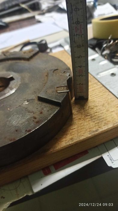 frez z nożykami wymiennymi głowica do rowków