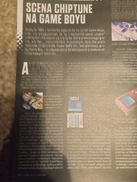 Game Boy Extreme kwartalnik, okładka Zelda, zmazany druk na 2 stronach