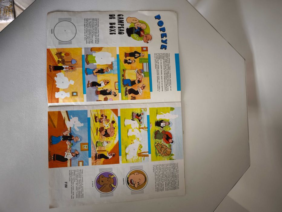 Caderneta de cromos "Popeye e seus amigos" - Clube do Cromo