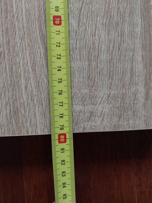 Półka samowisząca 80cm dąb sonoma