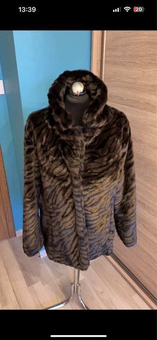 Nowe sztuczne futerko panterka CHIC