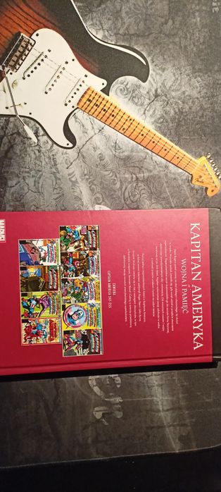Komiks kapitan Ameryka superbohaterowie Marvela
