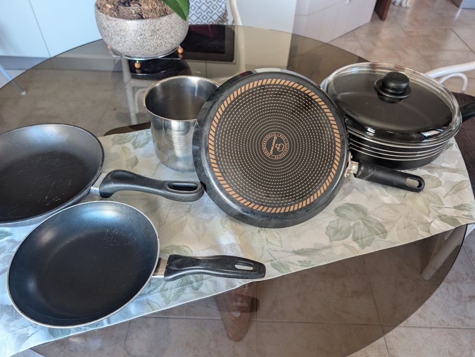 Tacho, fervedor e certãs em inox e para panquecas