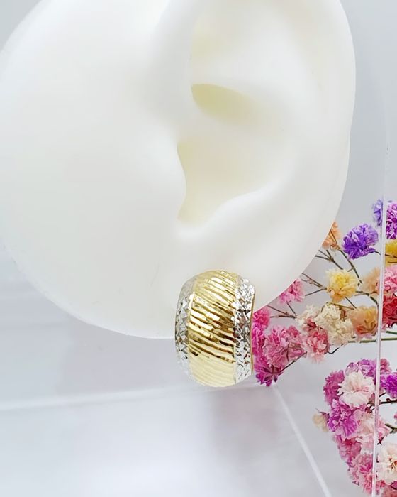 Złote kolczyki 585 711a