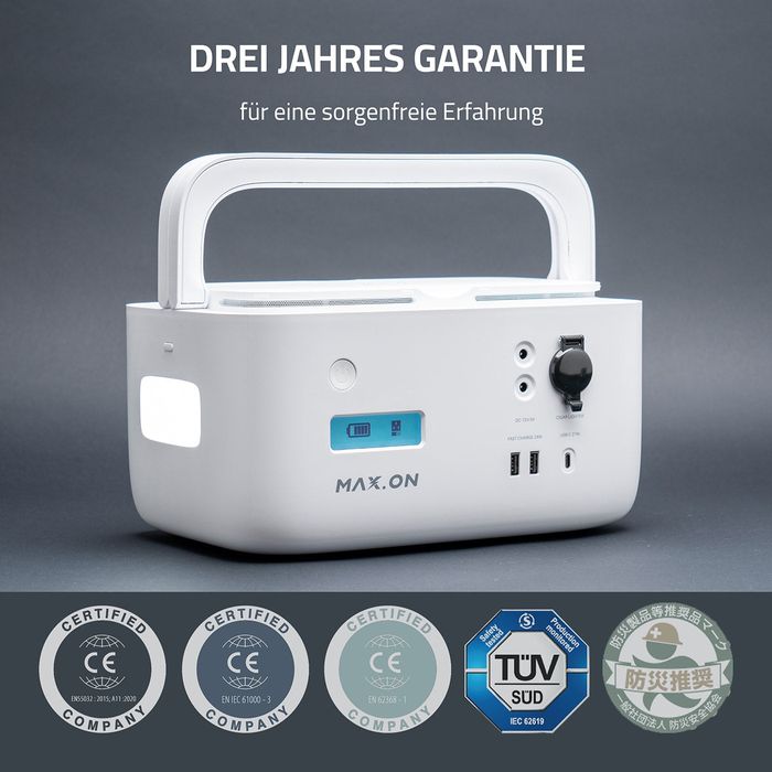 Портативная электростанция MAX.ON PowerStation AR500 473Wh