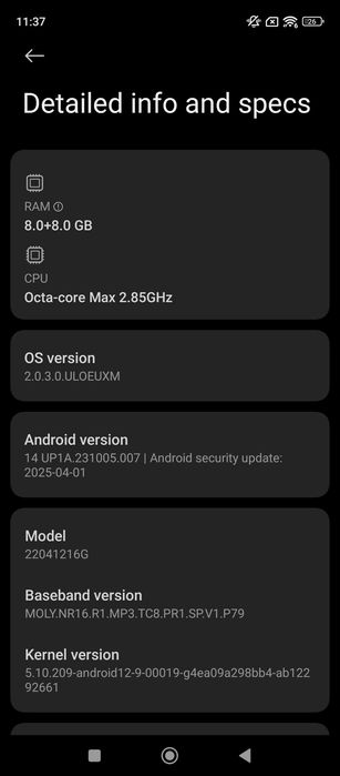 Xiaomi POCO X4 GT 5G 8RAM 256ROM