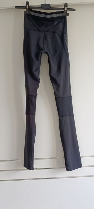 Legginsy Crivit pro rozmiar S czarny z siateczką