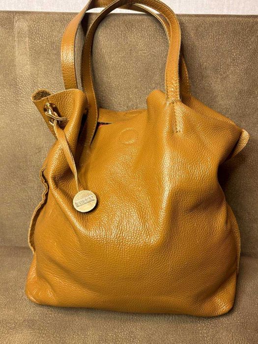Furla шкіряна сумка шопер