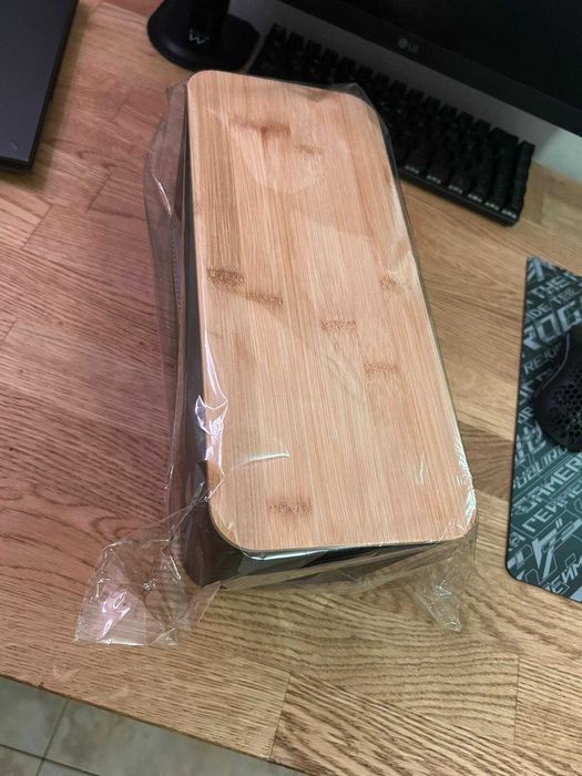 Kapavela - Embalagem de 1 caixas organizadora de cabos de madeira